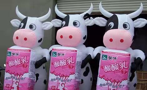 石岐区街道牛奶包装广告气模